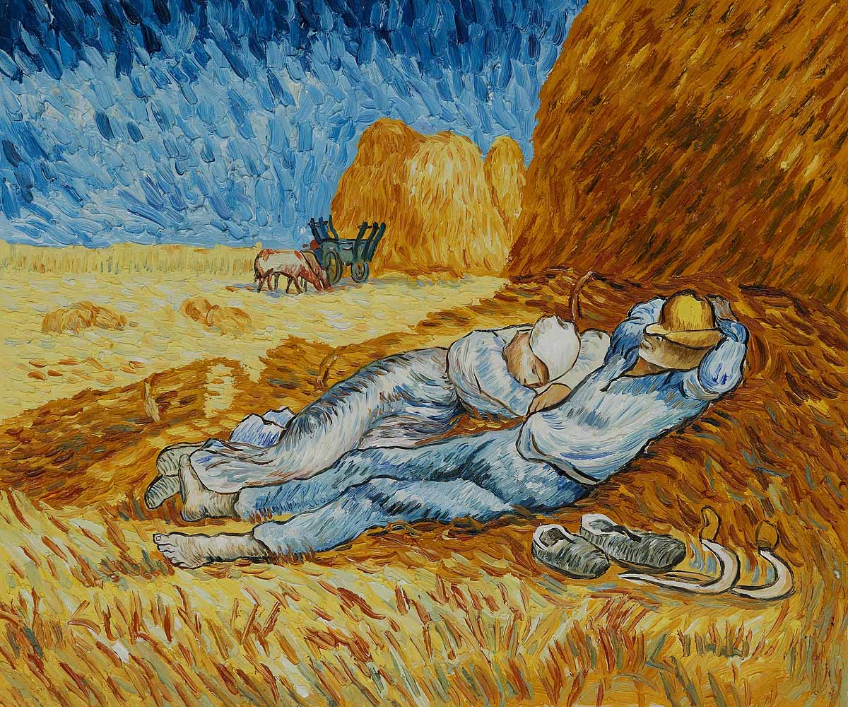 Rest Work after Millet by Vincent Van Gogh